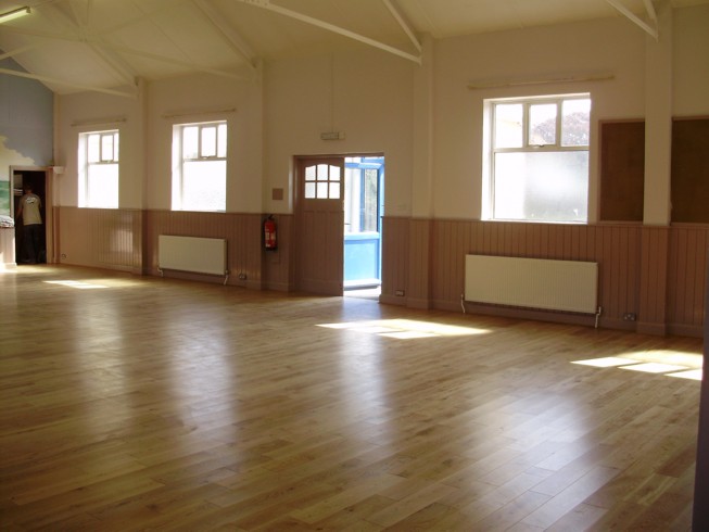Northam Town Hall re-lay floor