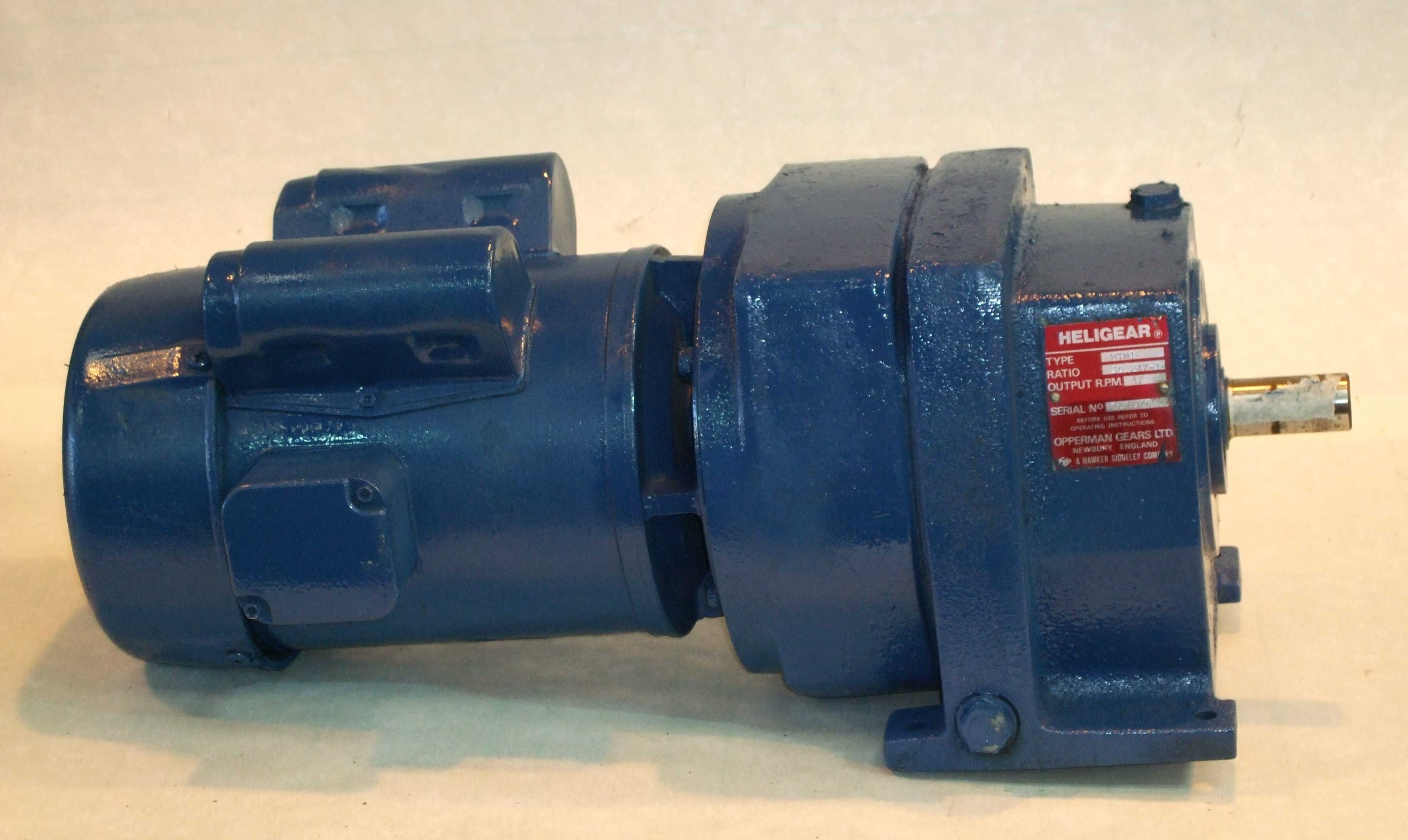 Gearbox Motor 750W, 5.6A, 1425Rpm, 1 Phase